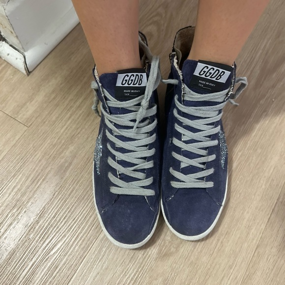 Golden goose high top sneakers size 6.5 - Picture 3 of 7